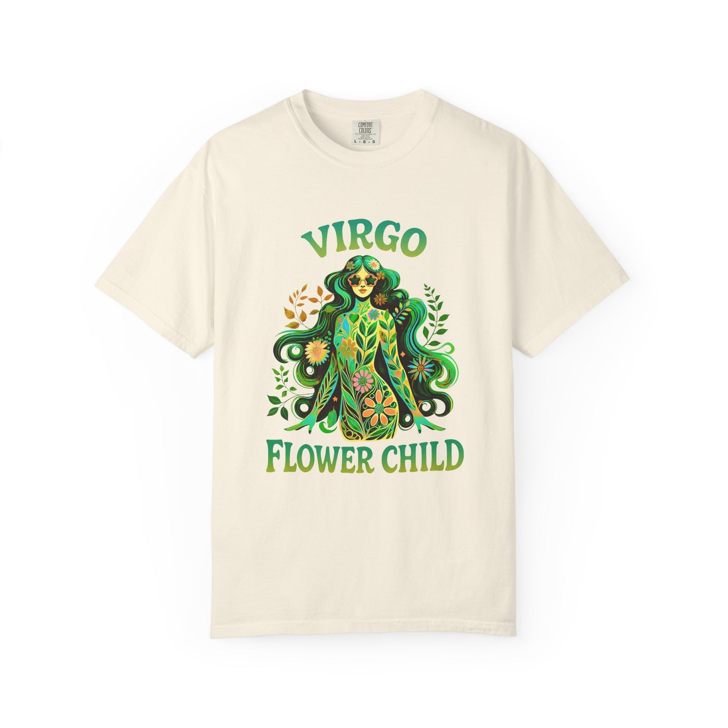 Virgo Flower Child – Vibrant Retro Zodiac Tee