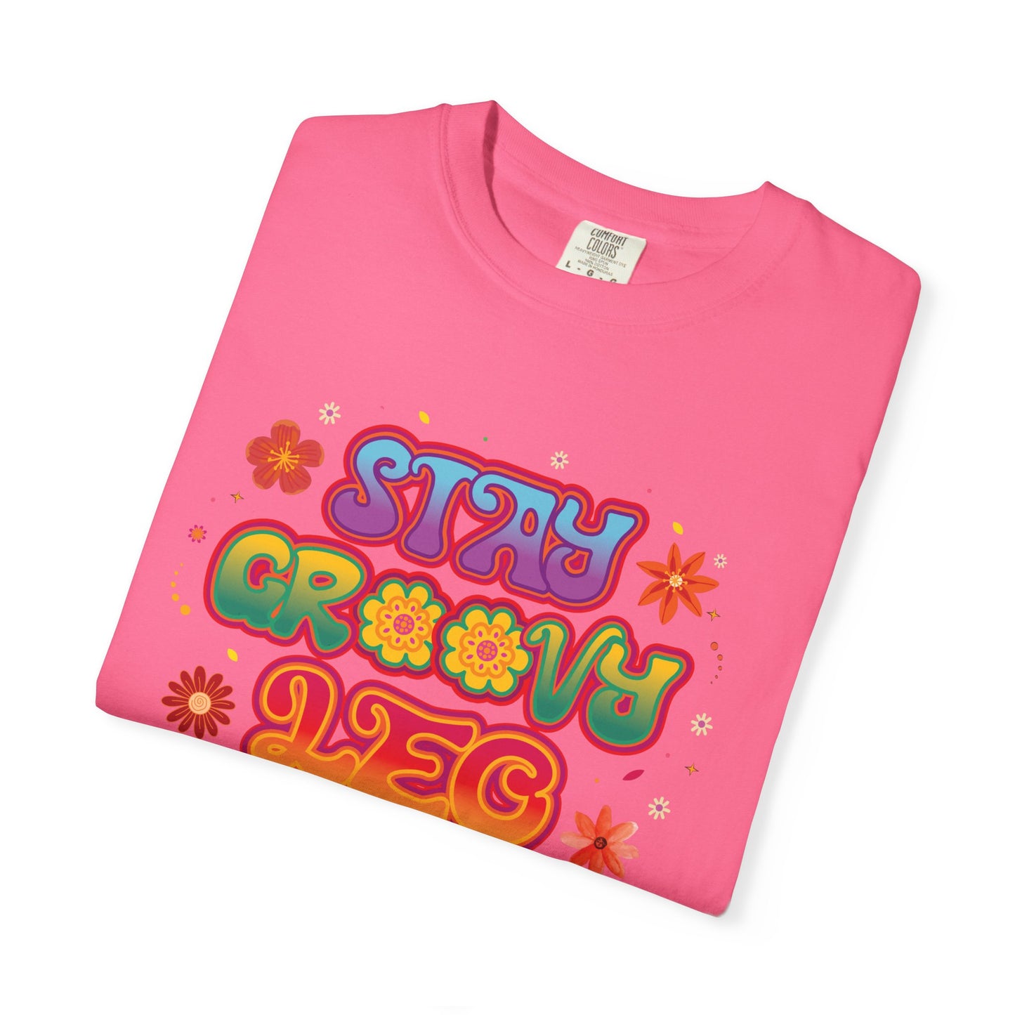 Stay Groovy Leo β Retro Zodiac Flower Power Tee
