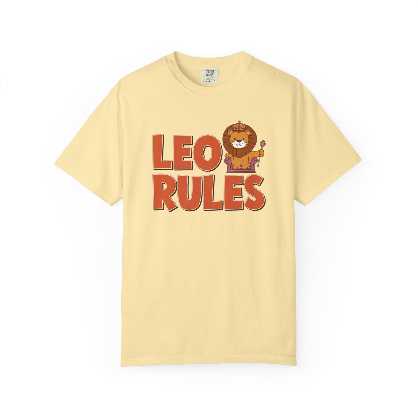 Leo Rules Tee – Funny Zodiac Shirt