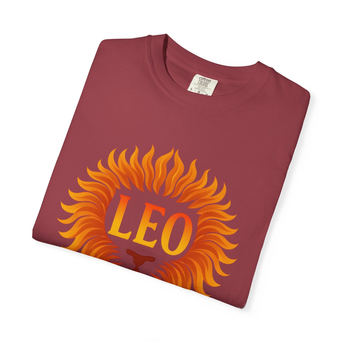 Leo Lion Flame Mane Tee - Vibrant Radiance