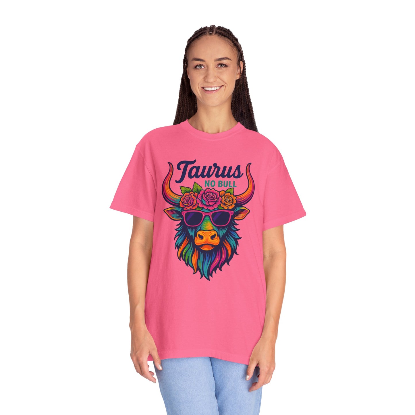 Taurus No Bull – Sassy Rainbow Boho-Bull Tee