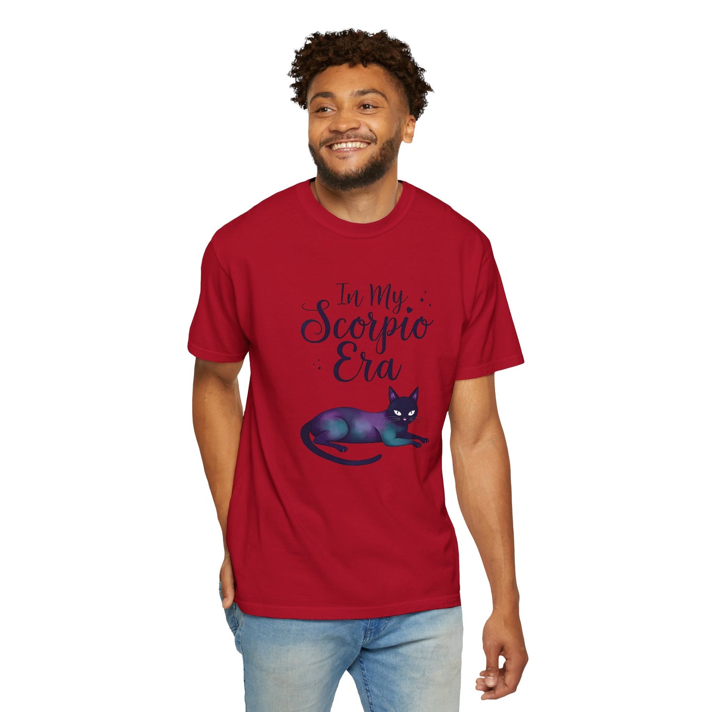In My Scorpio Era – Mystical Black Cat Tee for the Zodiac Baddie