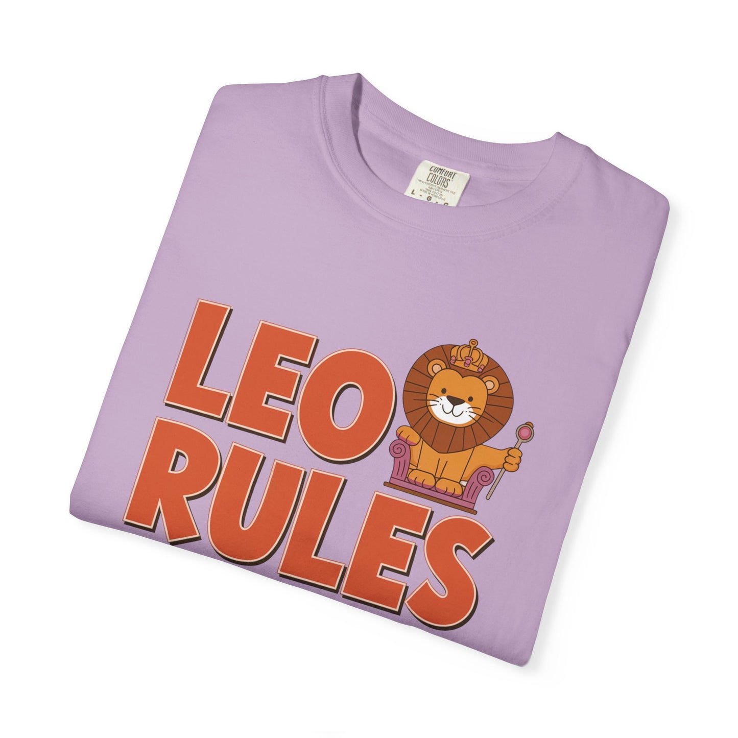 Leo Rules Tee – Funny Zodiac Shirt