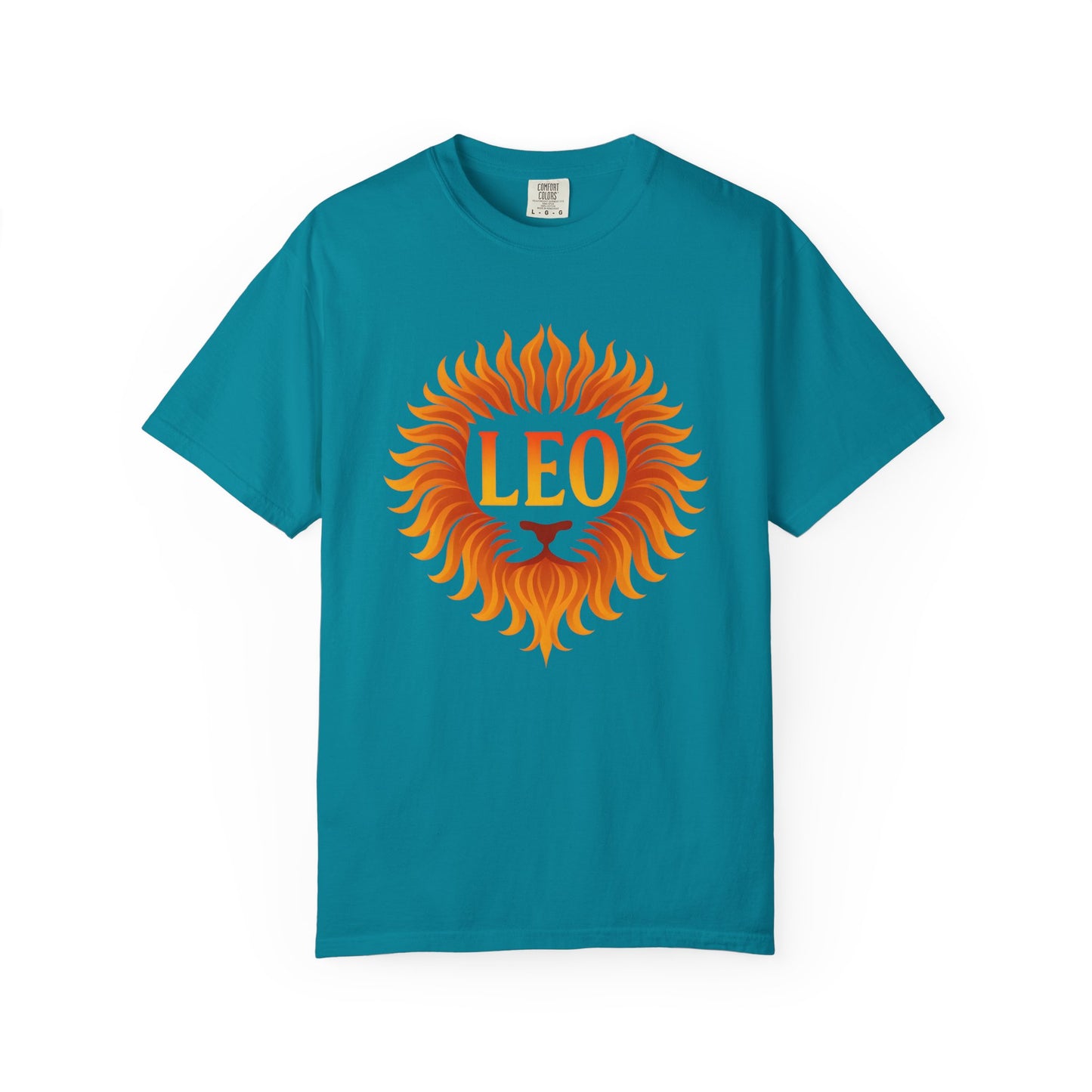 Leo Lion Flame Mane Tee - Vibrant Radiance