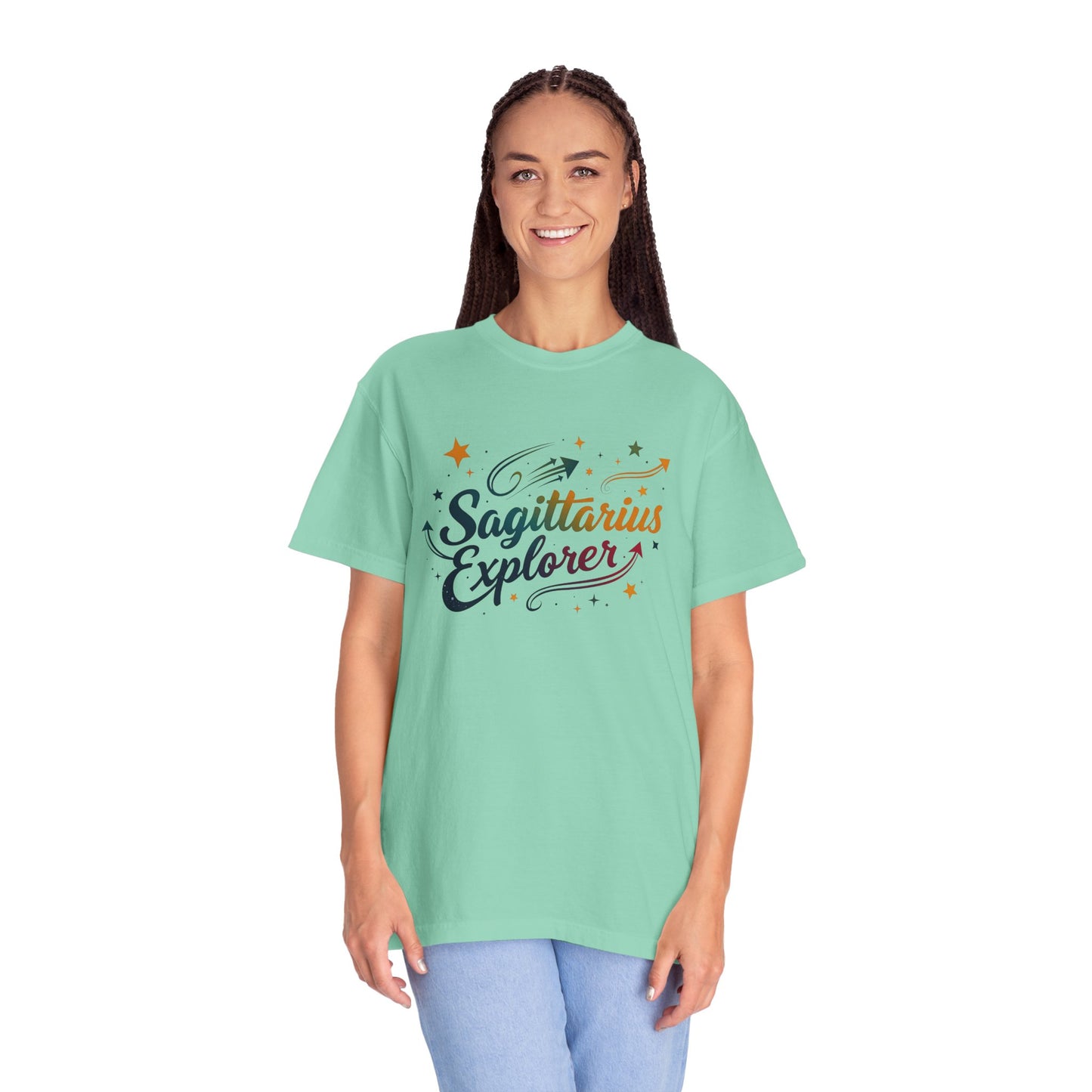 Sagittarius Explorer – Colorful Tee Zodiac Shirt