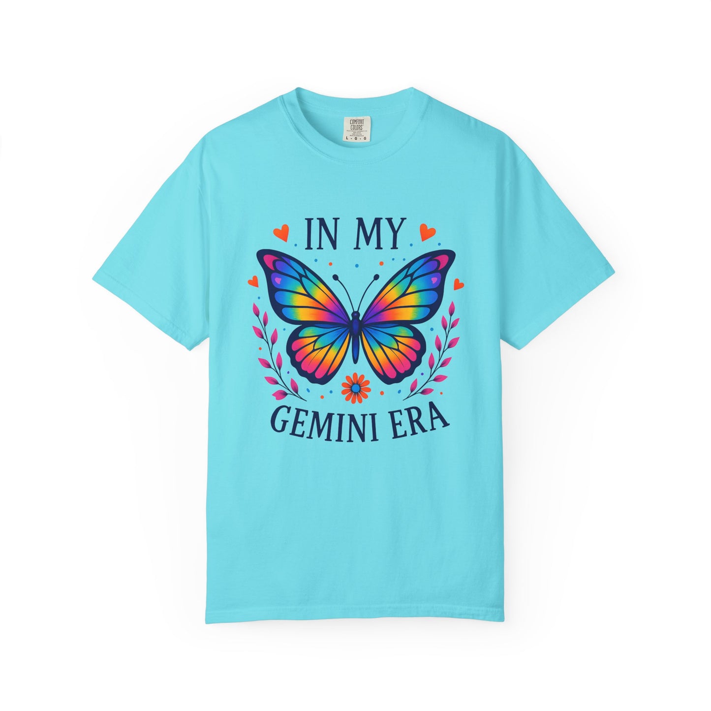 In My Gemini Era - Rainbow Butterfly Zodiac Tee