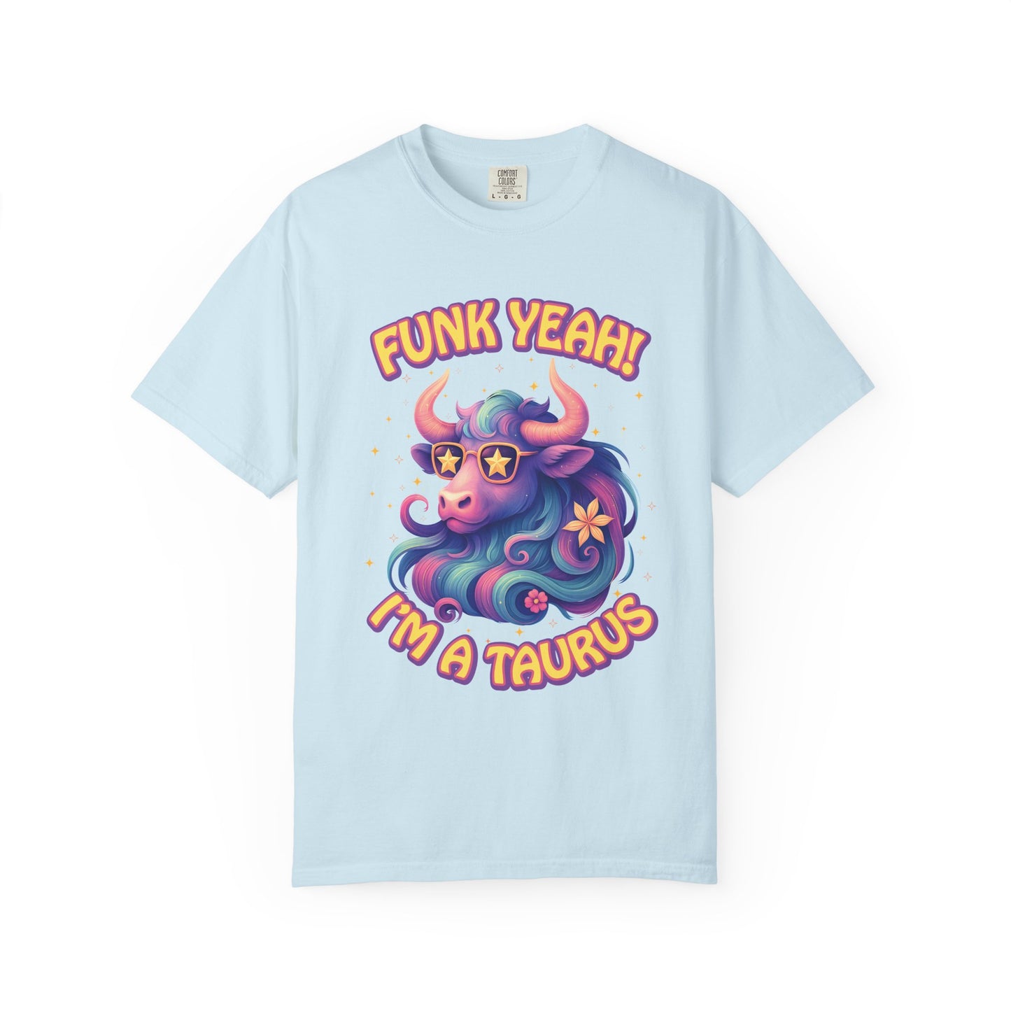 Funk Yeah I’m a Taurus Groovy Tee – Multicolor Retro Zodiac Shirt