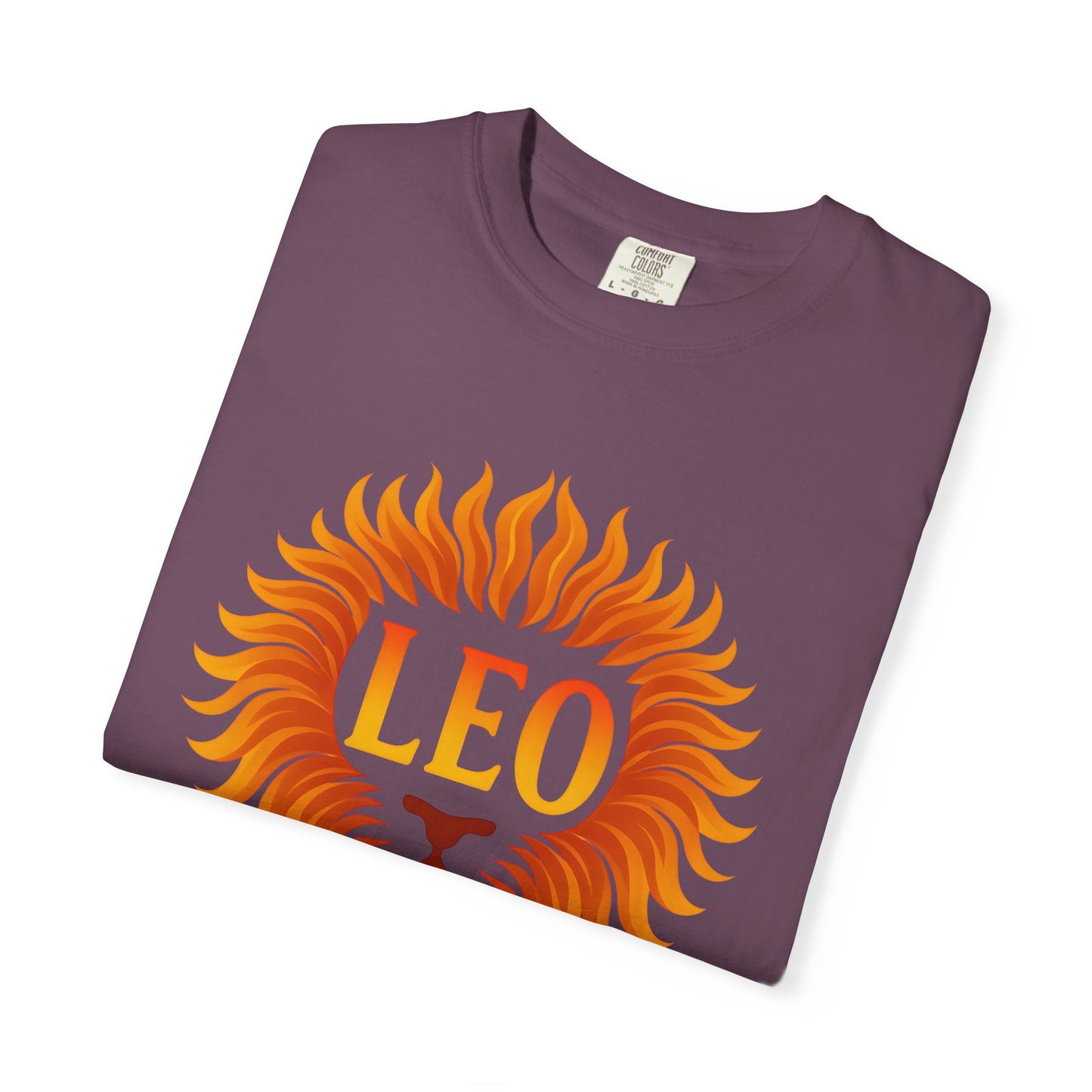 Leo Lion Flame Mane Tee - Vibrant Radiance