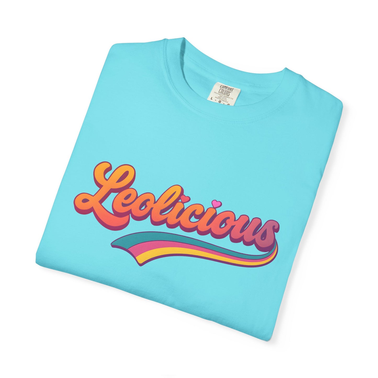 Leolicious β Retro Groovy Leo Zodiac Tee