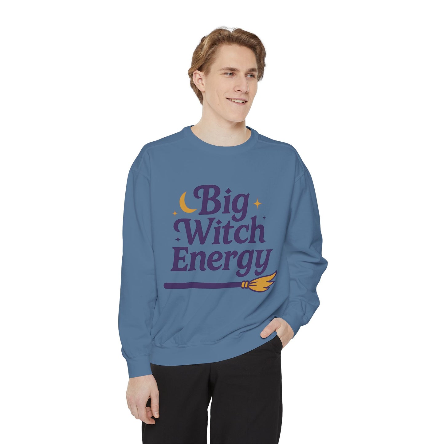Big Witch Energy Sweatshirt – Moon Broom Pullover