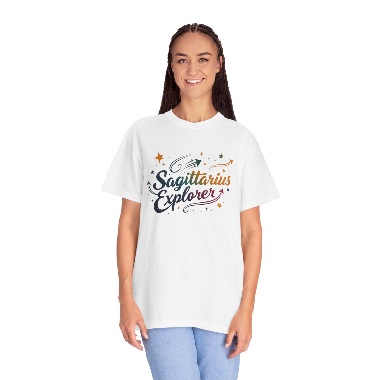 Sagittarius Explorer – Colorful Tee Zodiac Shirt