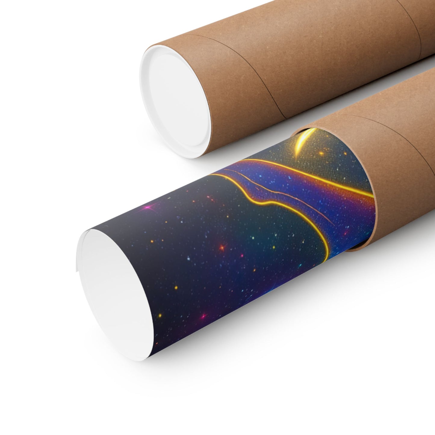 Luminous Lion – Crescent Moon Wall Art Print (Leo Zodiac Inspired)