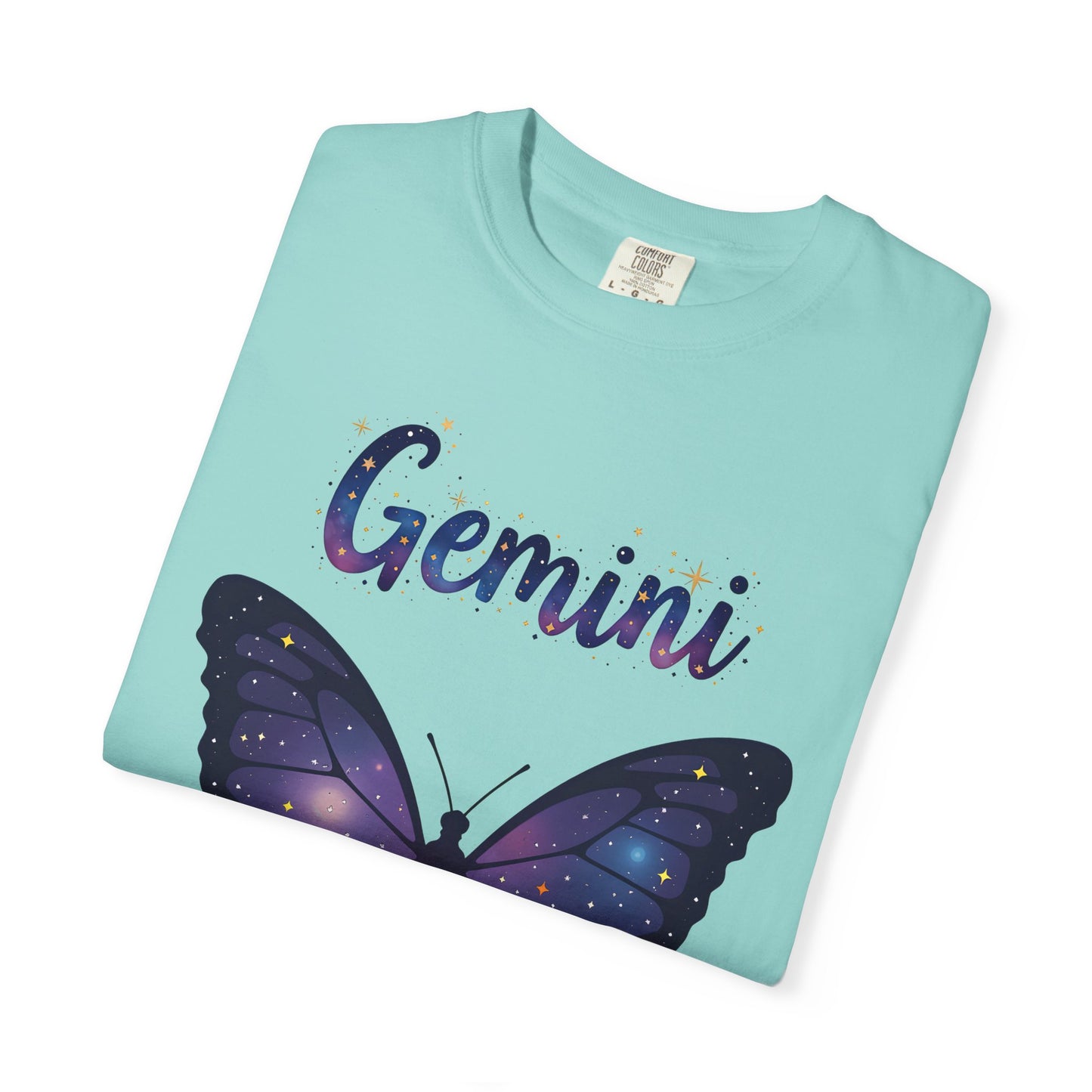 Gemini Butterfly Tee – Colorful Zodiac Shirt