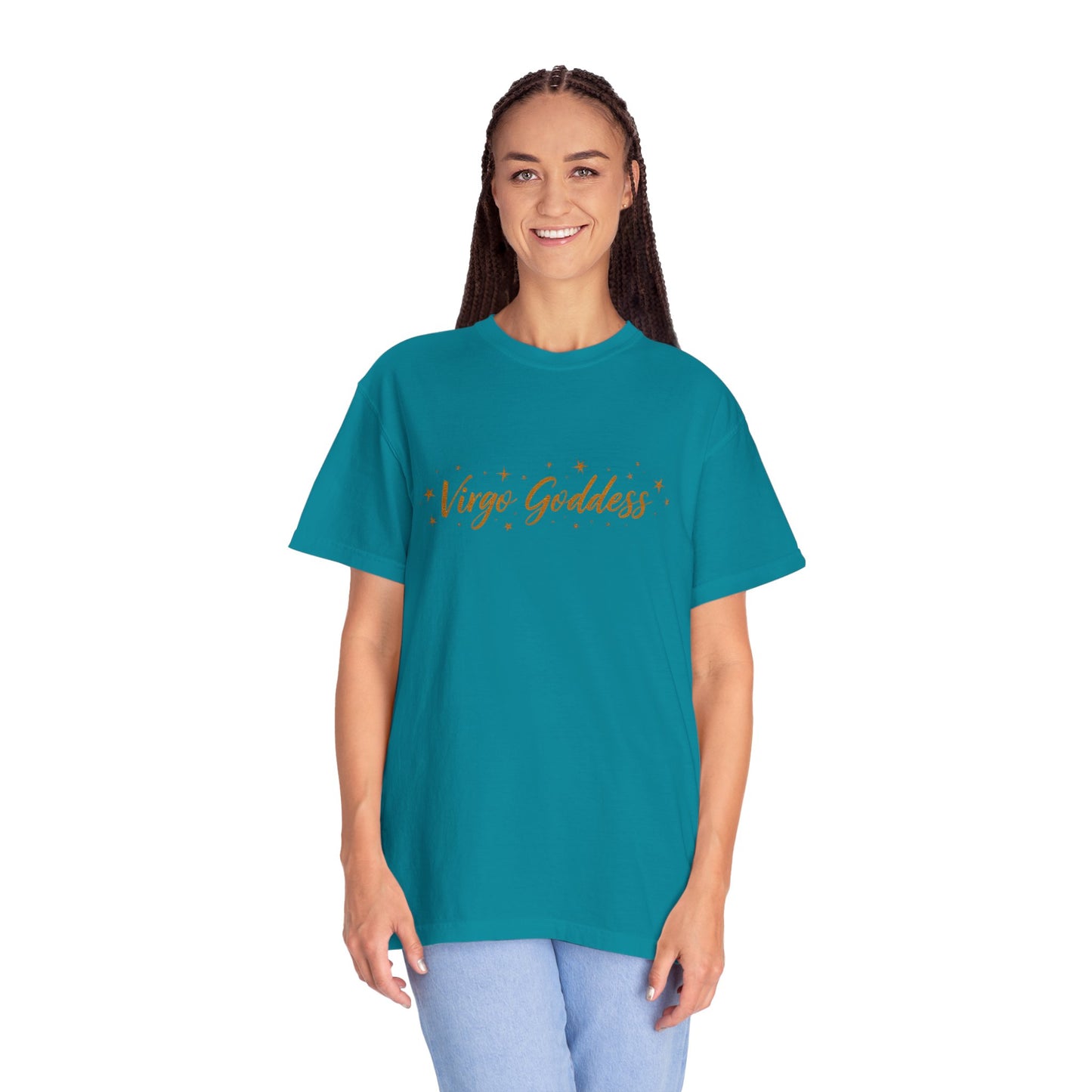 Virgo Goddess – Shimmery Witchy Zodiac Tee