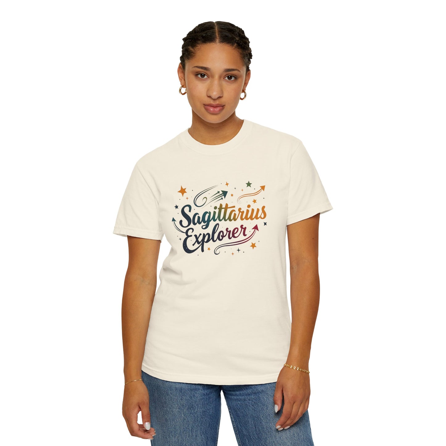 Sagittarius Explorer – Colorful Tee Zodiac Shirt