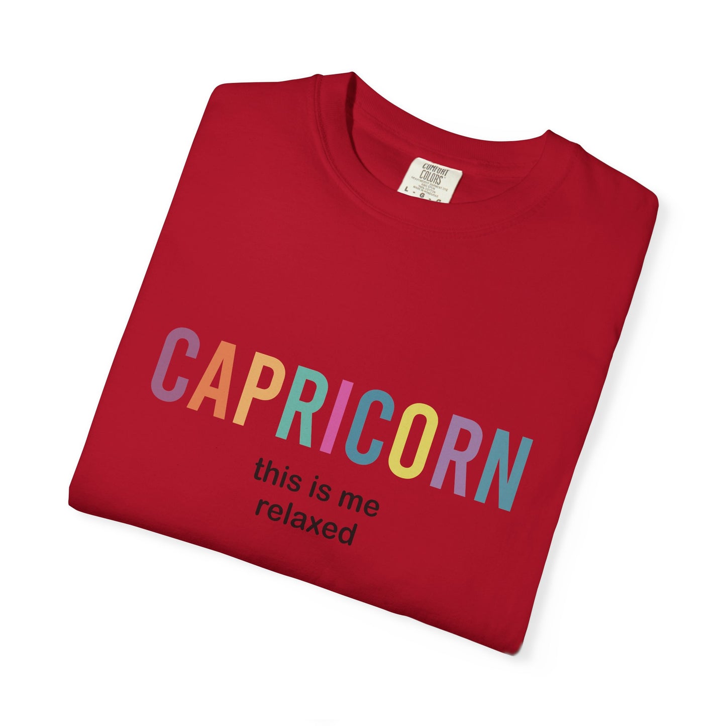 Capricorn This Is Me Relaxed β Funny Minimalist Zodiac Tee