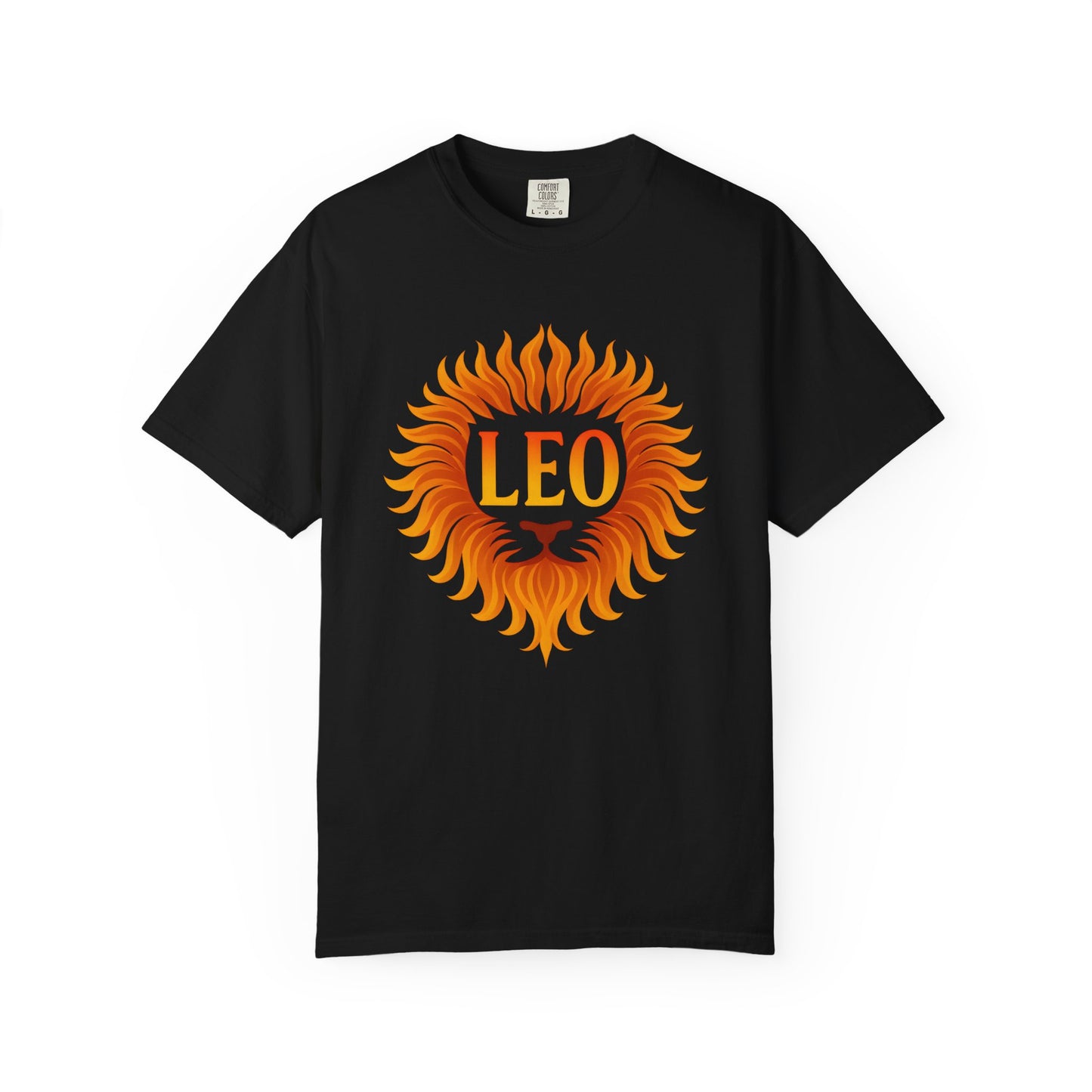 Leo Lion Flame Mane Tee - Vibrant Radiance