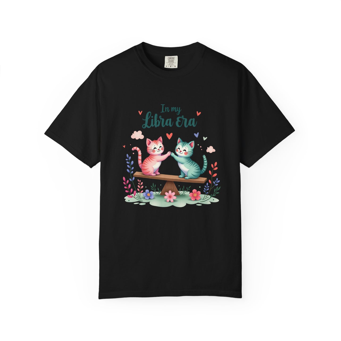 In My Libra Era Tee β Funny Colorful Zodiac Cat Shirt