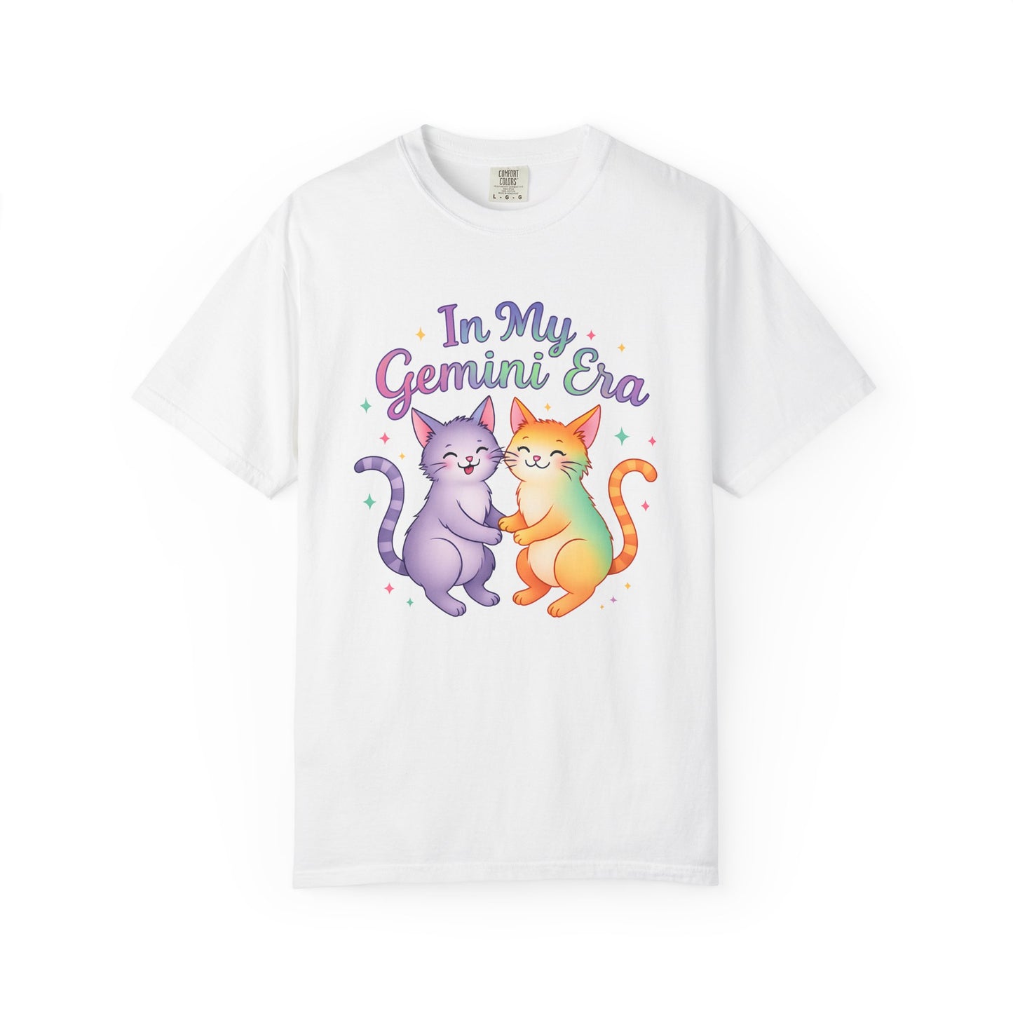In My Gemini Era Tee – Colorful Cute Zodiac Shirt