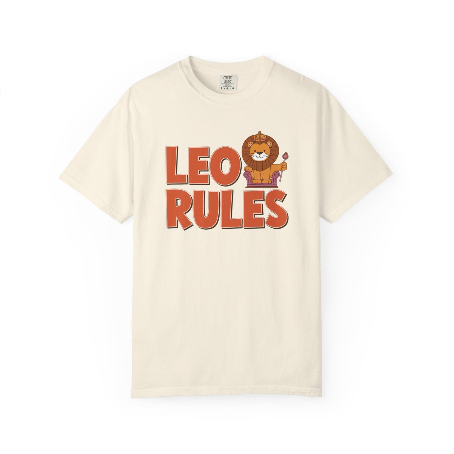 Leo Rules Tee – Funny Zodiac Shirt