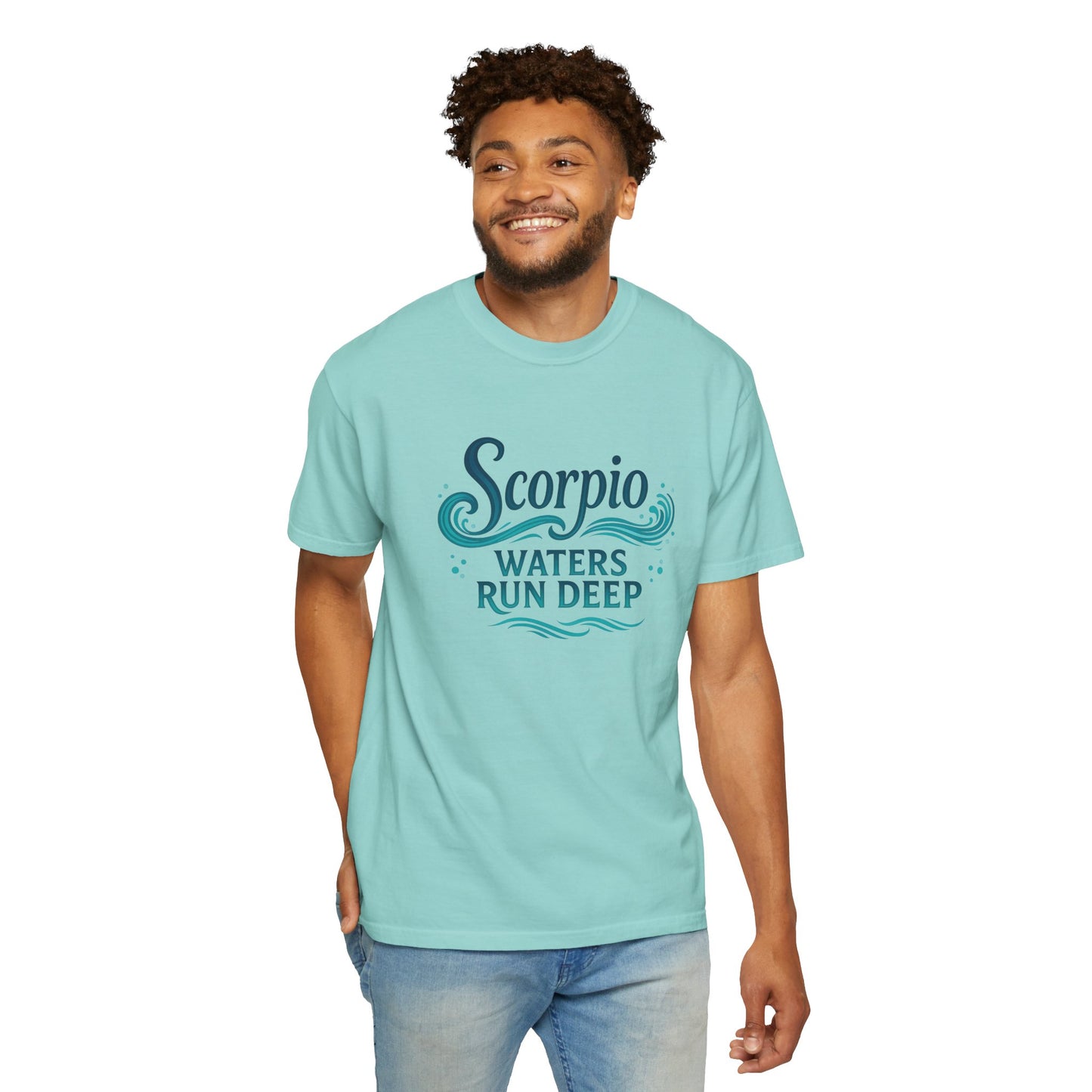 Scorpio Waters Run Deep – Colorful Tee Zodiac Shirt