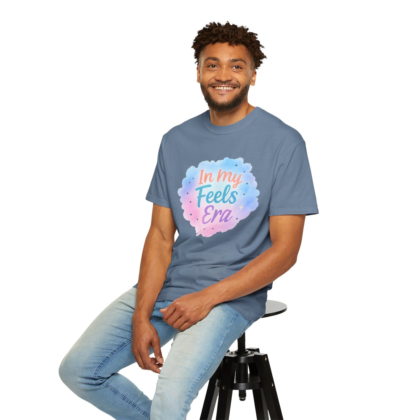 In My Feels Era Affirmation Tee – Soft Pastel Self-Love Shirt