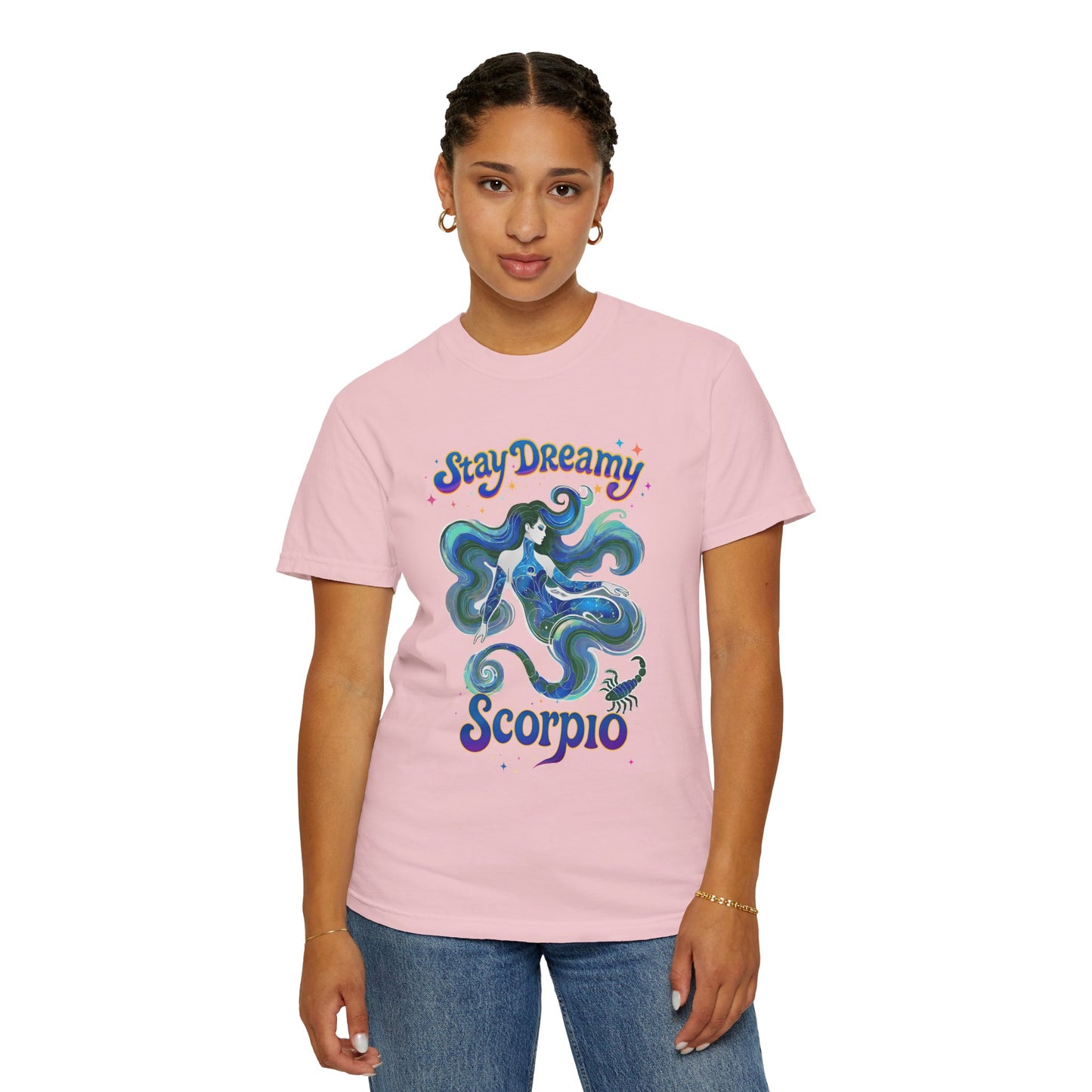 Stay Dreamy Scorpio – Mystical Mermaid Tee for the Celestial Siren
