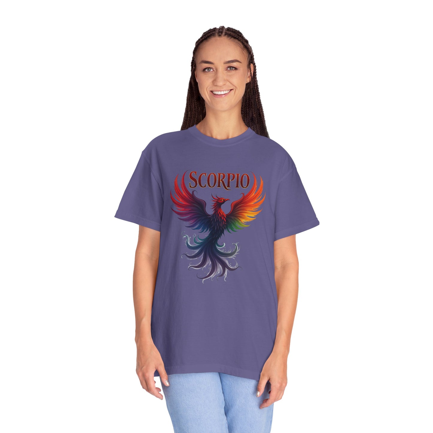 Scorpio Phoenix Tee β Multicolor Zodiac Shirt