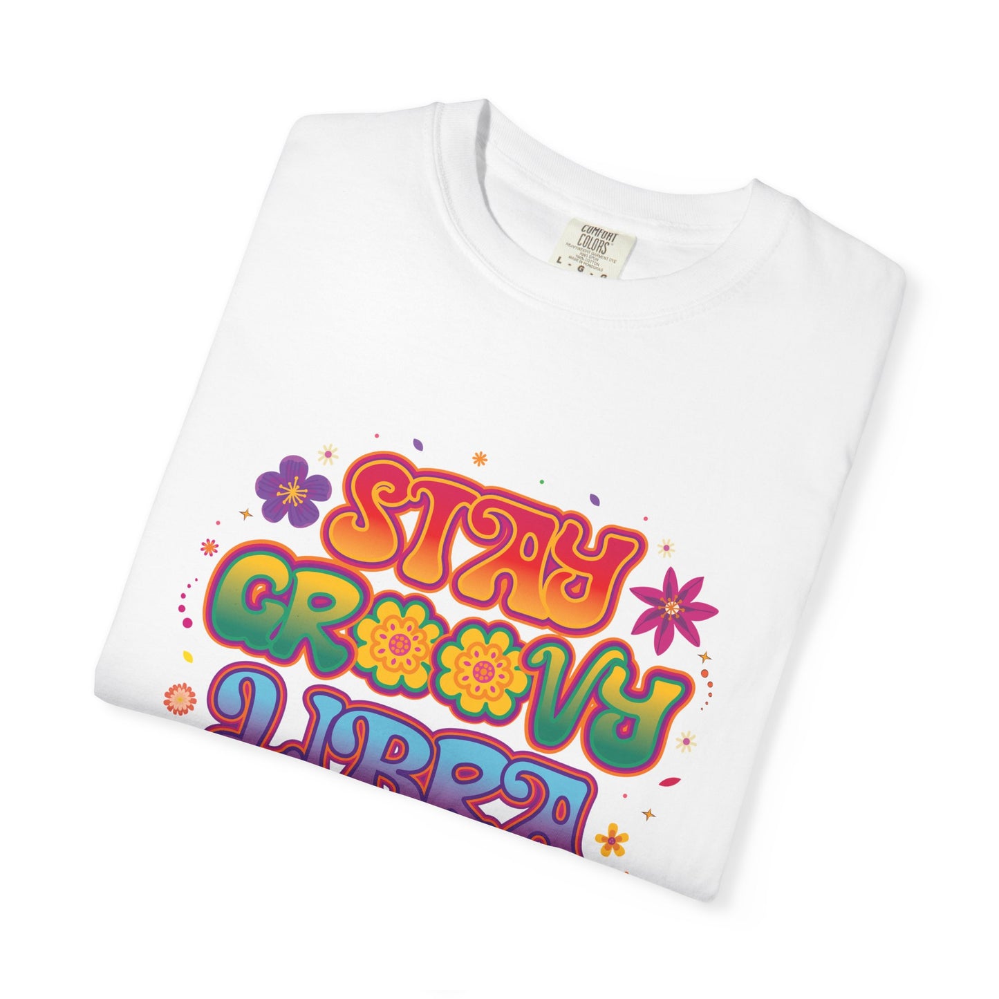 Stay Groovy Libra – Retro Colorful Tee Zodiac Shirt