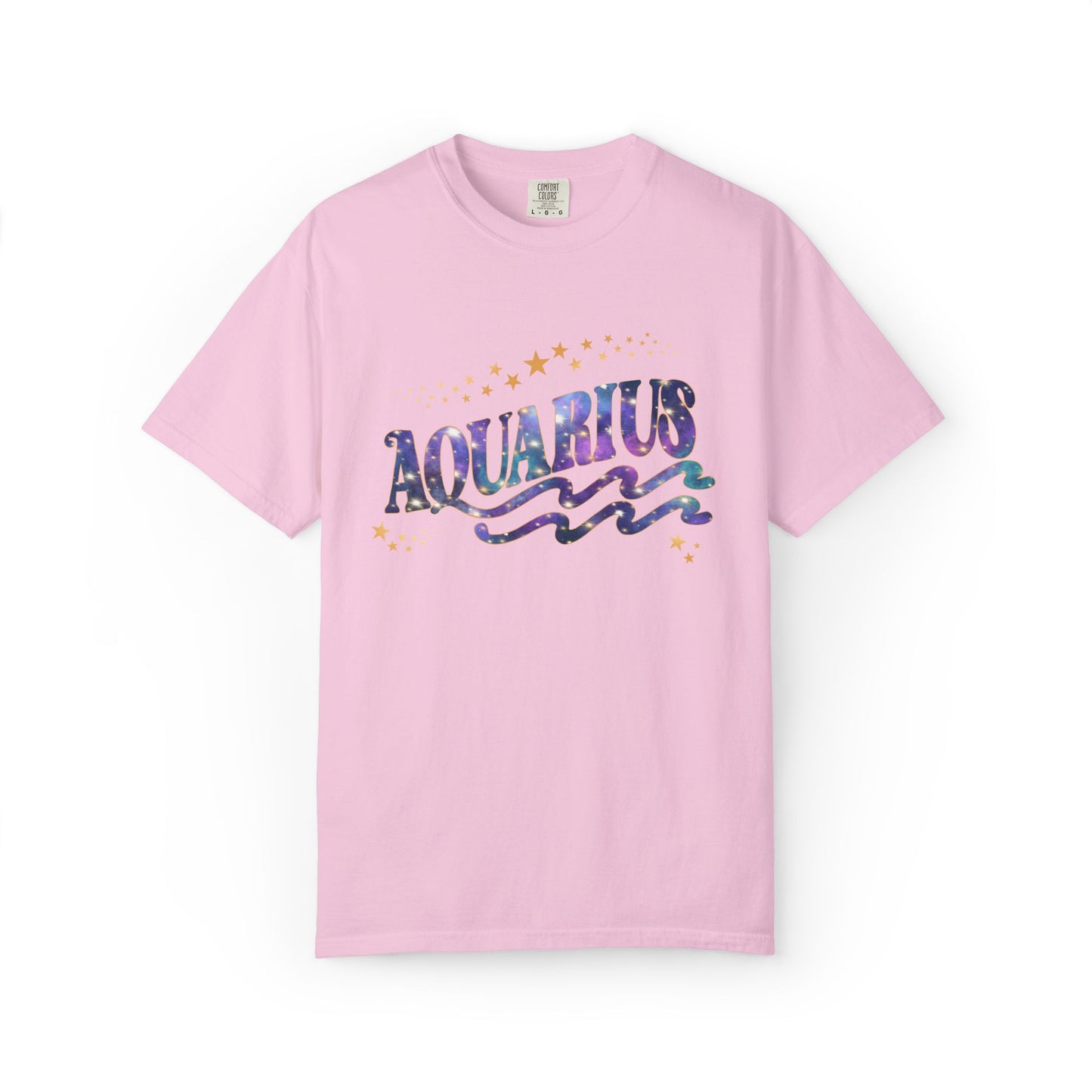 Aquarius Tee β Colorful Cosmic Zodiac Shirt