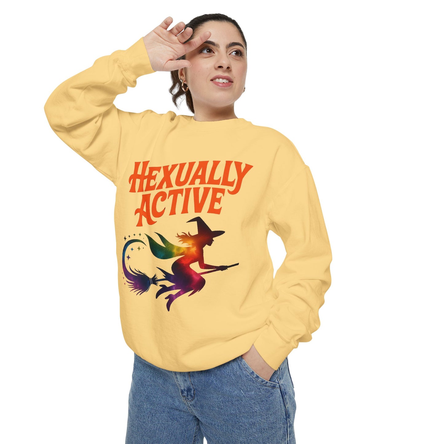 Hexually Active Sweatshirt – Retro Witch Pullover