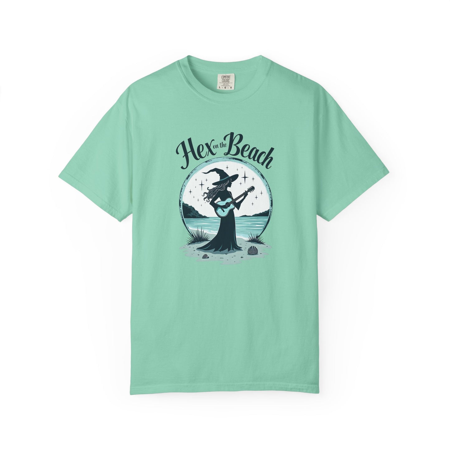 Hex on the Beach - Funny Witch Guitar Tee