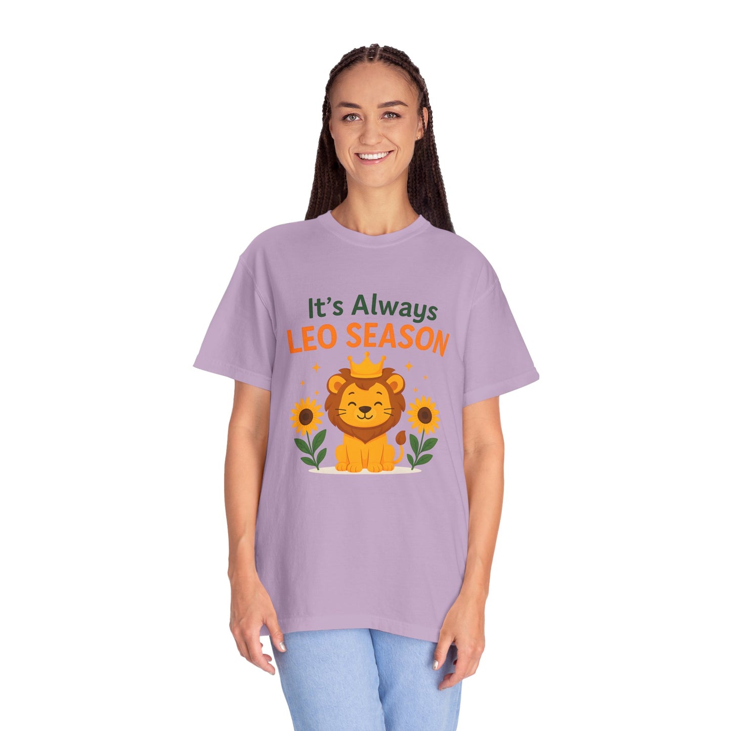 It’s Always Leo Season – Funny Sunflower Lion Tee