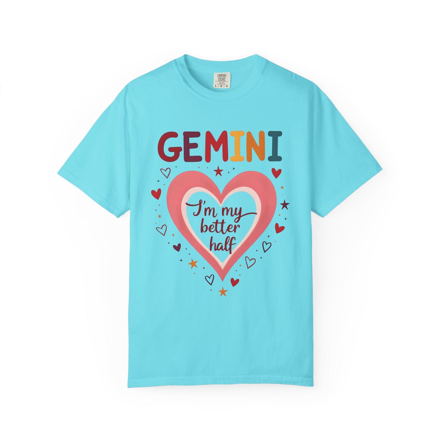 GEMINI Iām My Better Half Tee ā Colorful Retro Zodiac Shirt
