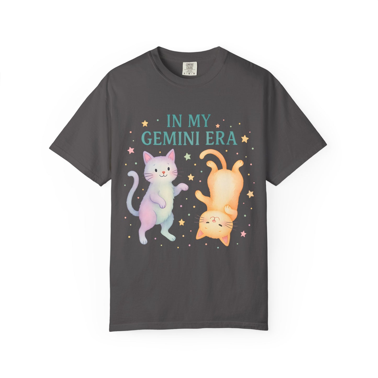 In My Gemini Era Tee β Playful Funny Cats Zodiac Shirt