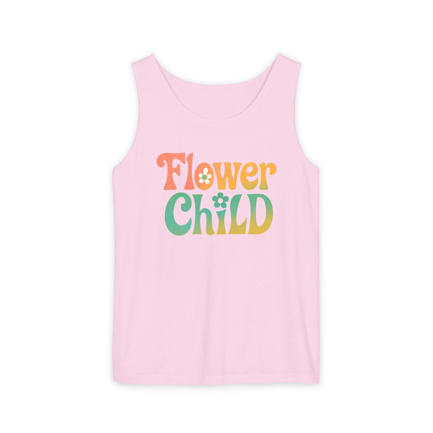 Flower Child - Boho Retro Style Sleeveless Tank (Unisex)