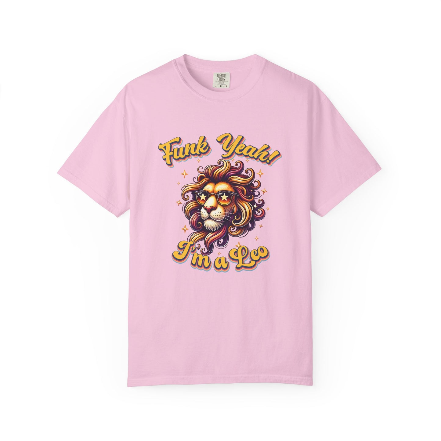 Funk Yeah I’m a Leo- Retro Groovy Lion T-Shirt