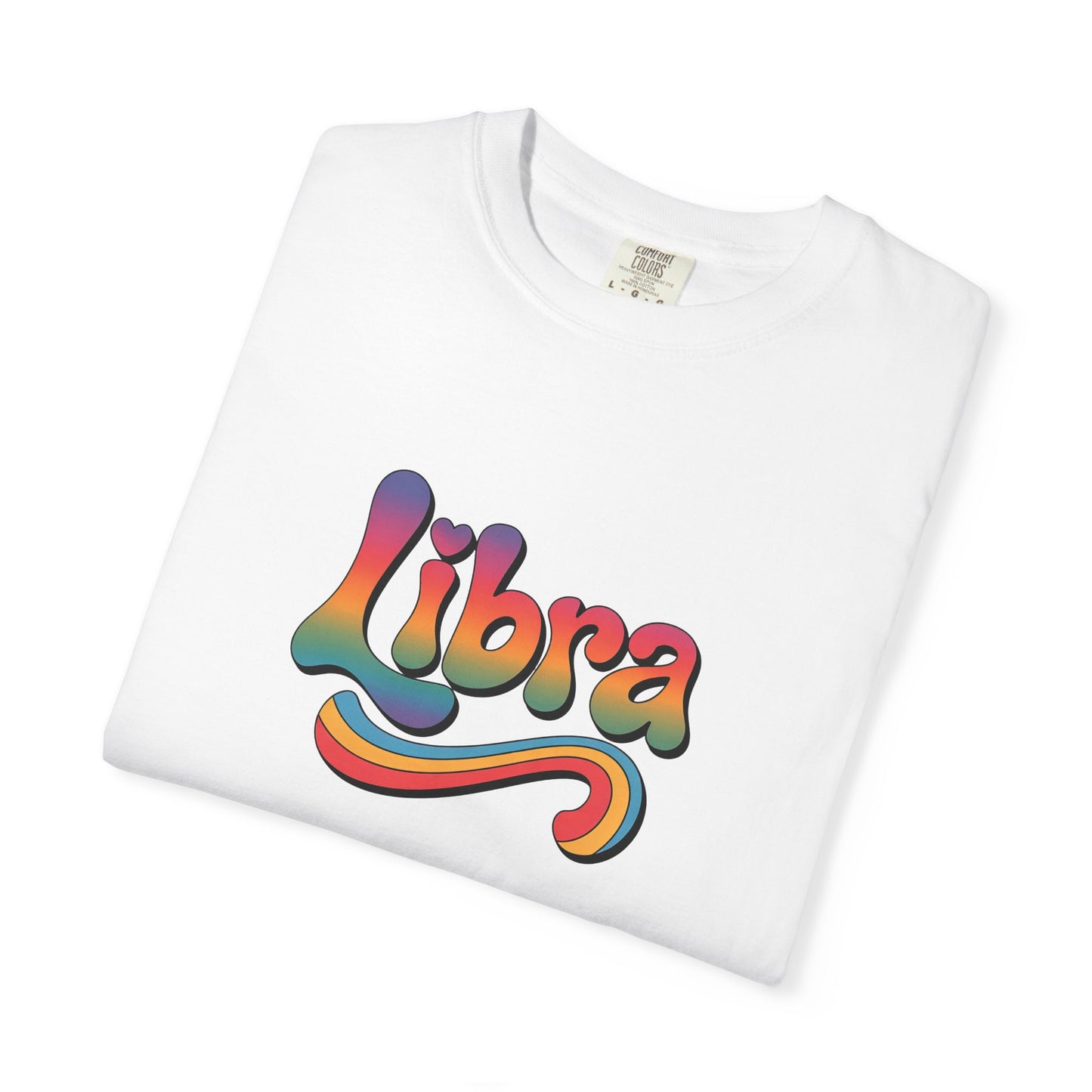 Libra β Retro Wavy Groovescape Zodiac Tee