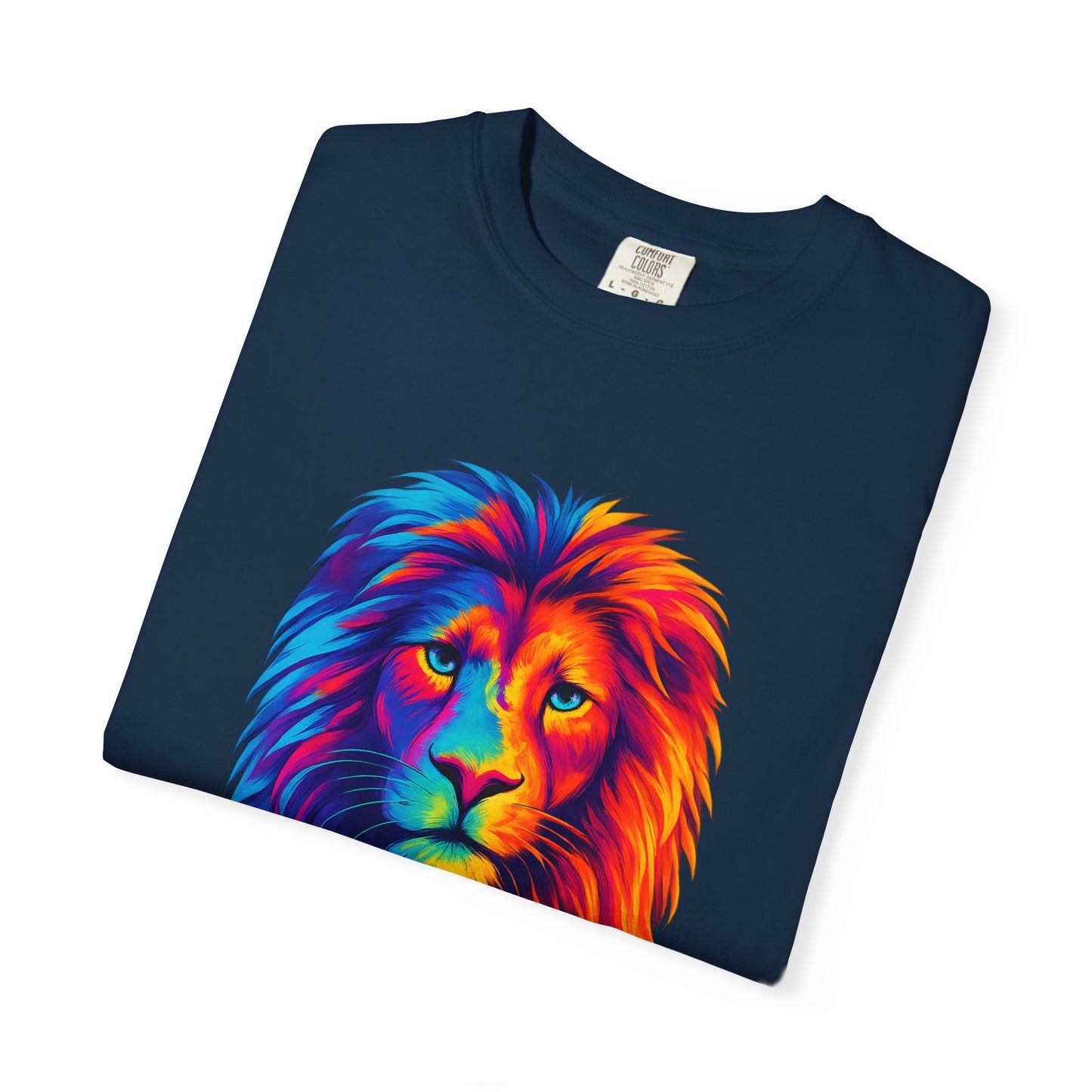 Rainbow Lion Tee – Vibrant & Fierce