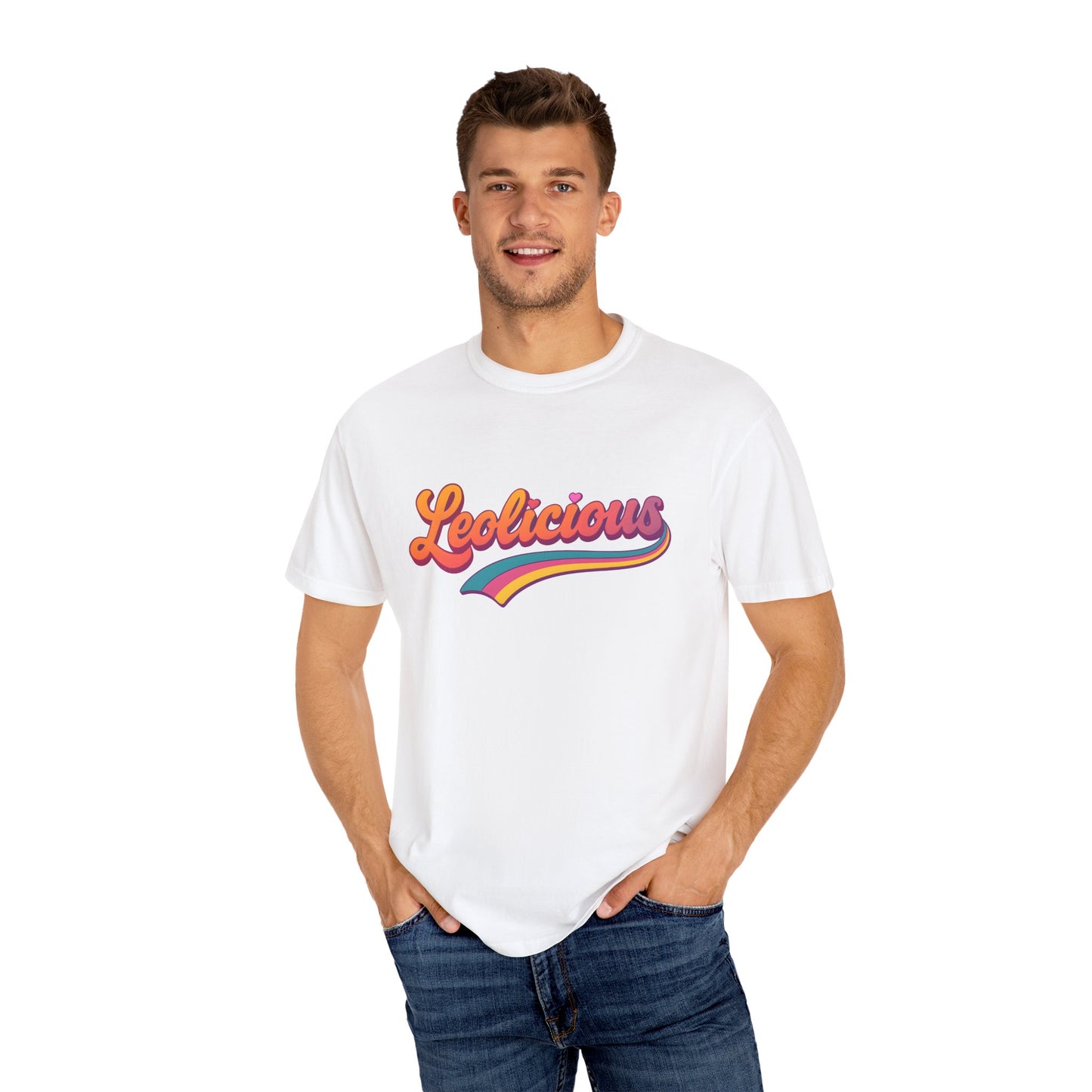 Leolicious β Retro Groovy Leo Zodiac Tee