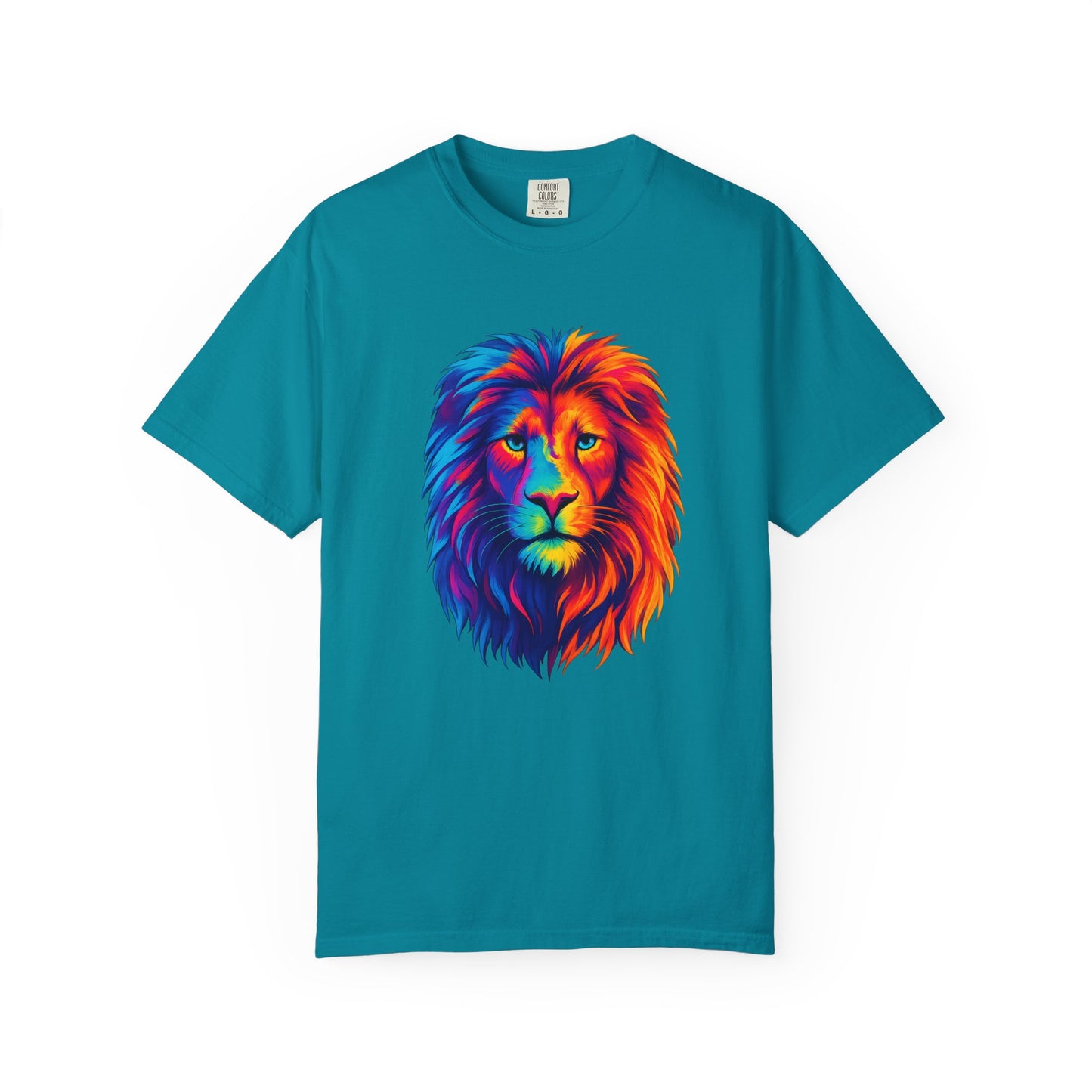 Rainbow Lion Tee – Vibrant & Fierce