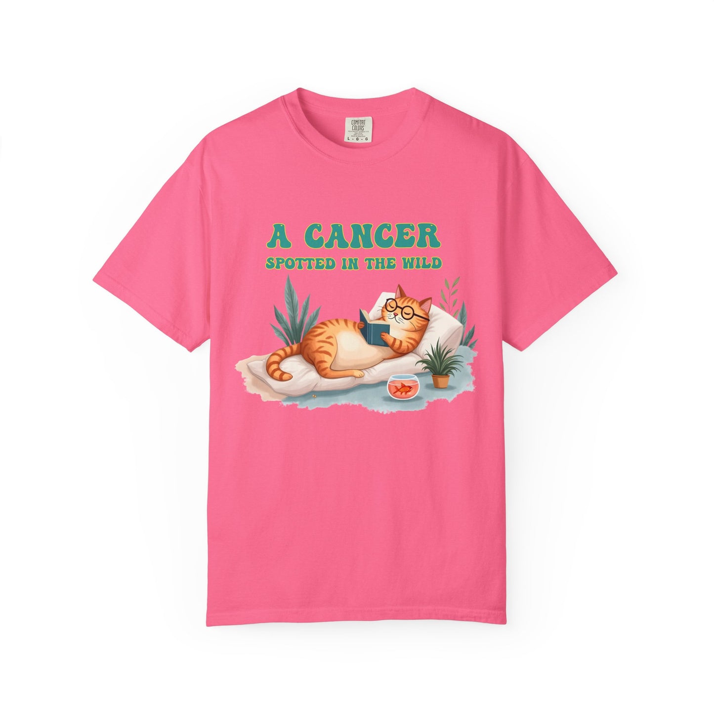 A Cancer Spotted in the Wild – Funny Zodiac Cat Tee