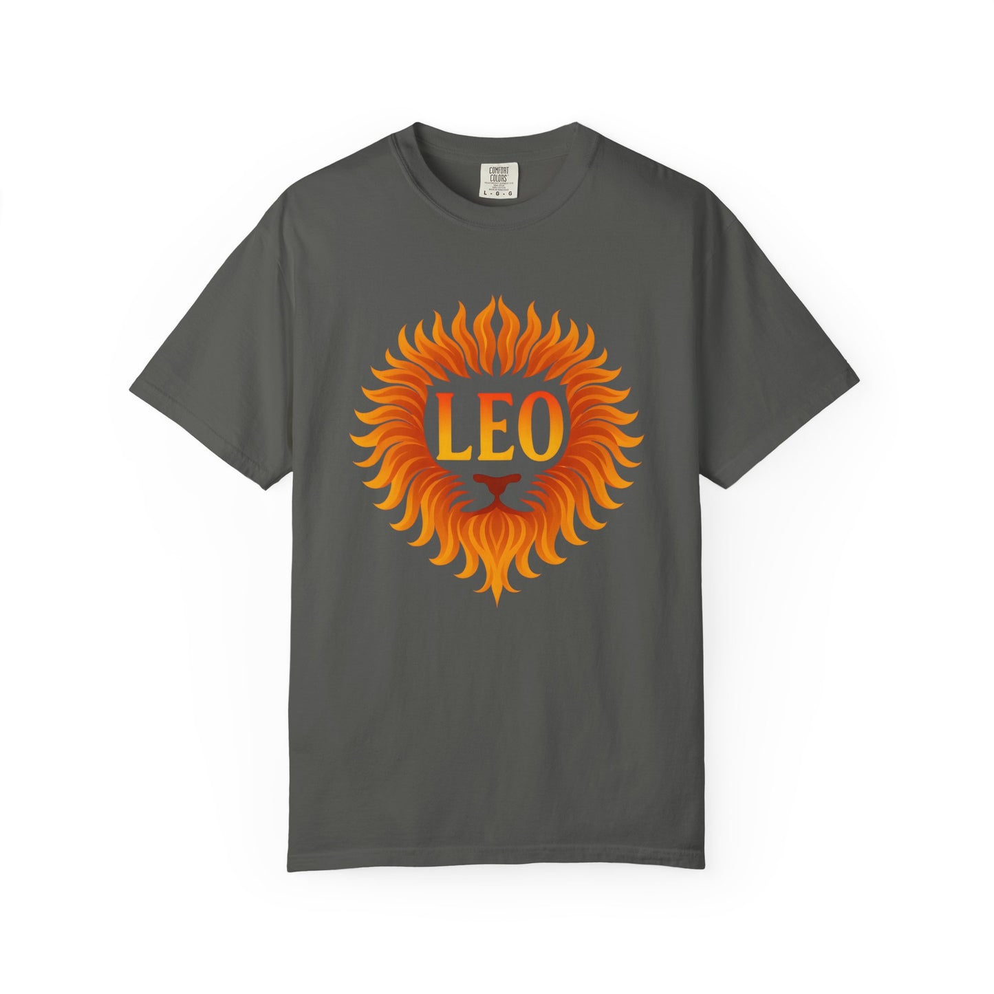 Leo Lion Flame Mane Tee - Vibrant Radiance