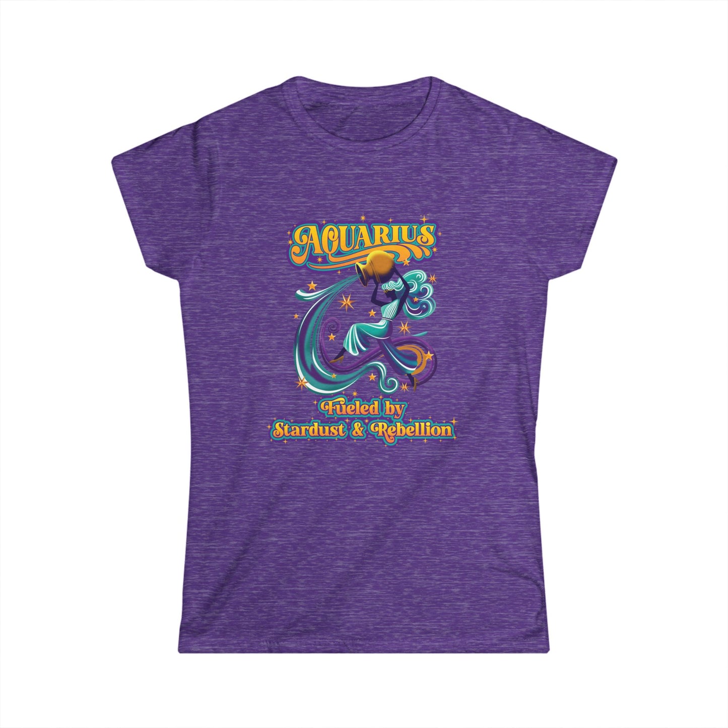 Aquarius Stardust & Rebellion - Women's Retro Tee