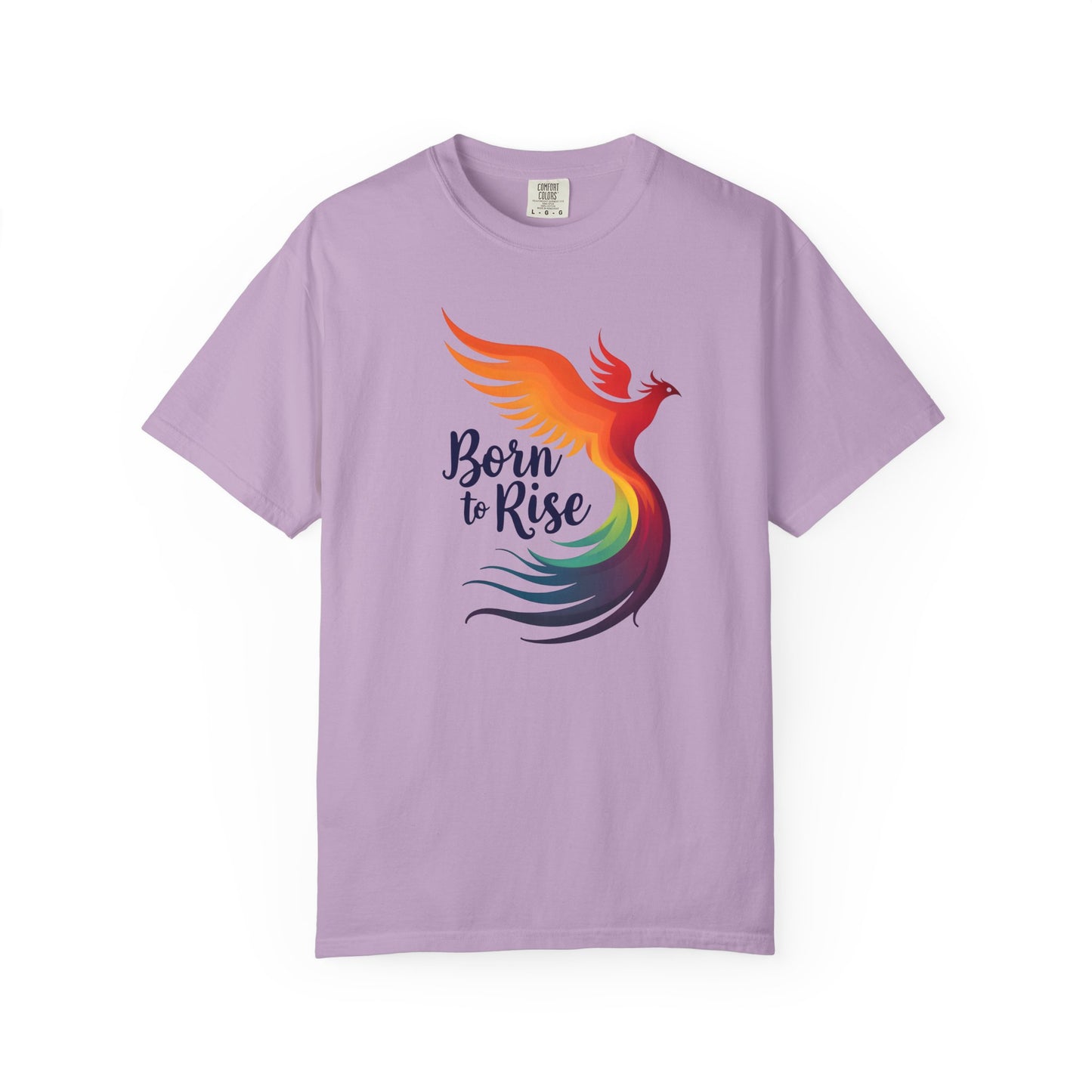 Born to Rise - Colorful Phoenix Affirmation Empowerment Tee