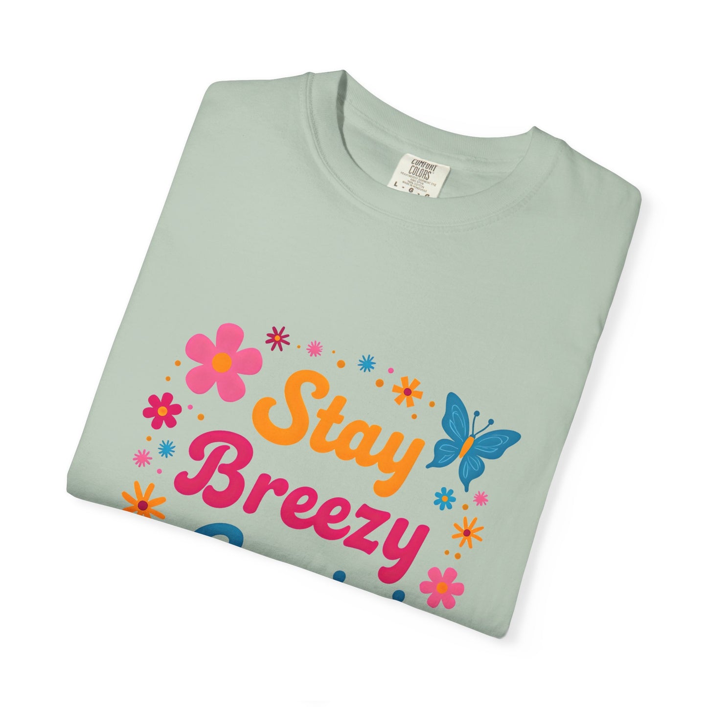 Stay Breezy Gemini Tee β Groovy Flower Power Zodiac Shirt