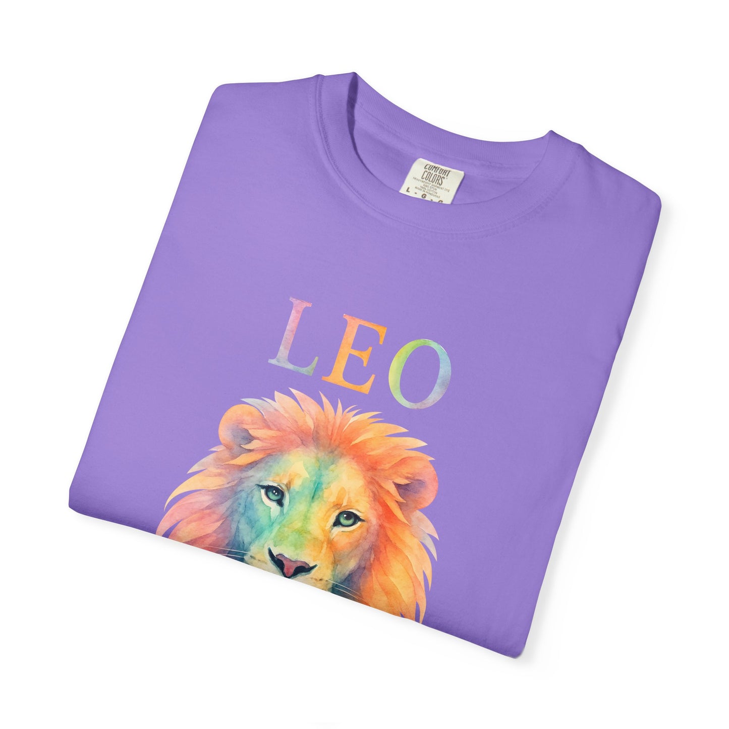 LEO Tee β Colorful Lion Zodiac Shirt