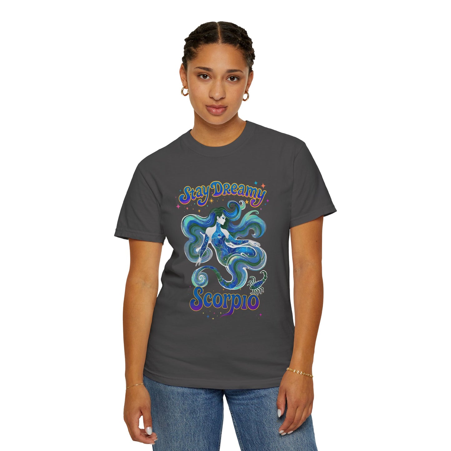 Stay Dreamy Scorpio – Mystical Mermaid Tee for the Celestial Siren
