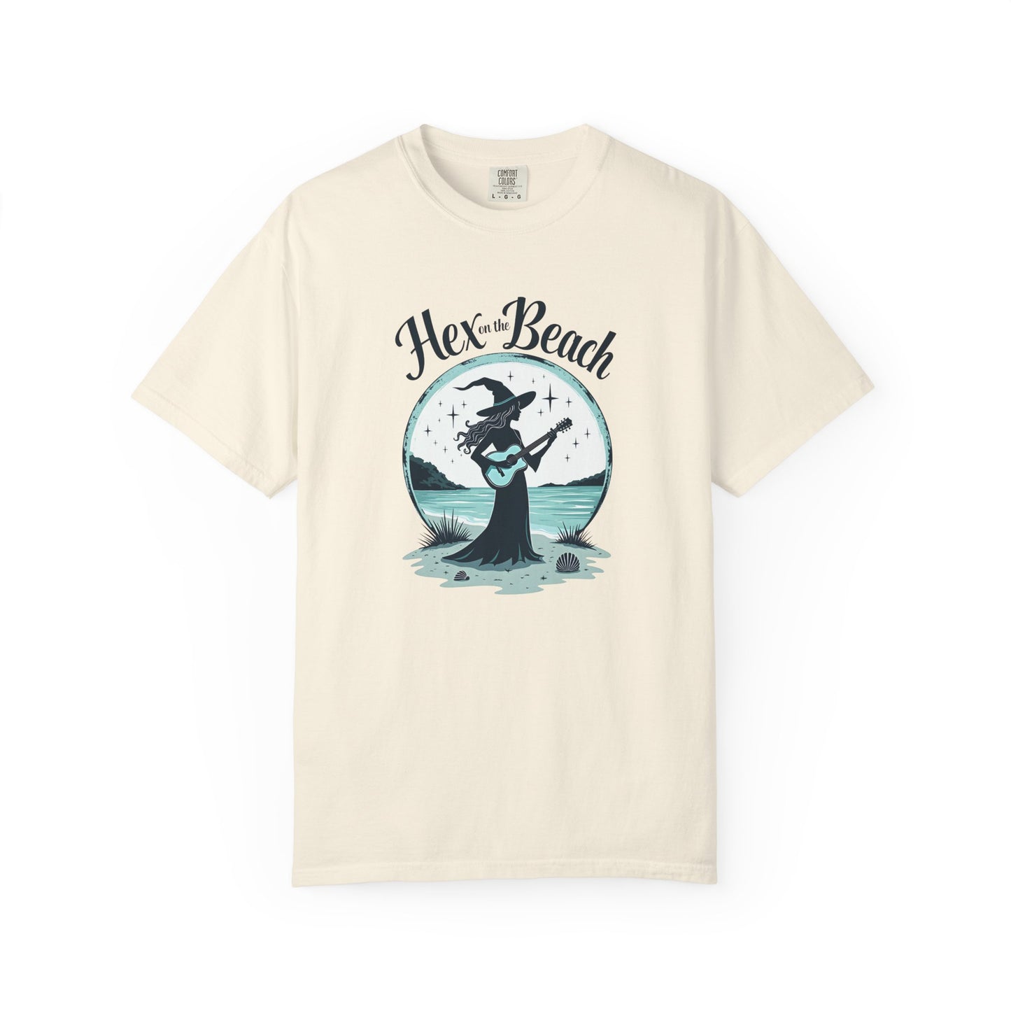 Hex on the Beach - Funny Witch Guitar Tee