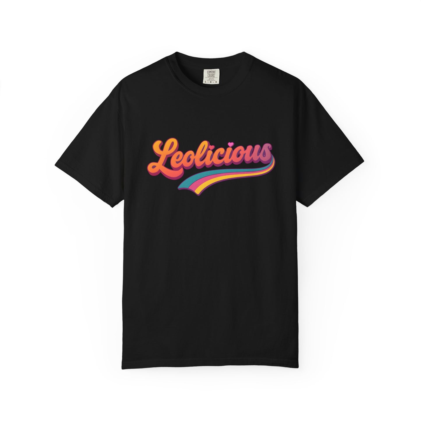 Leolicious β Retro Groovy Leo Zodiac Tee